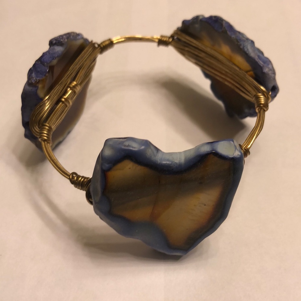 Wire wrapped bracelet